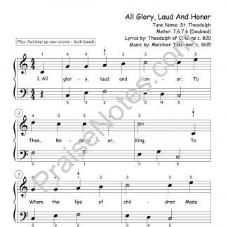 All Glory Laud and Honor