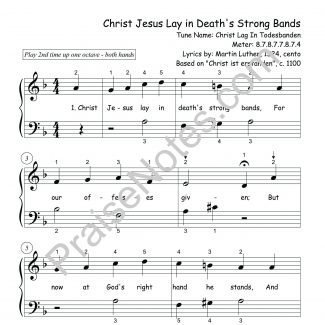 Christ Jesus Lay in Death's Strong Bands