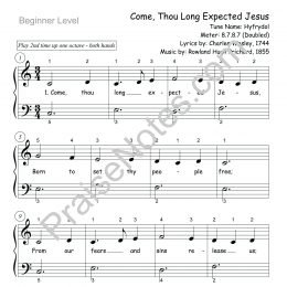Come, Thou Long Expected Jesus