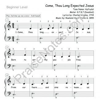 Come, Thou Long Expected Jesus