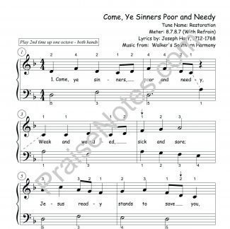 Come Ye Sinners Poor and Needy
