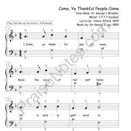 Come, Ye Thankful People Come