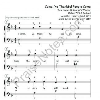 Come, Ye Thankful People Come