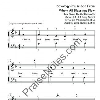 Doxology (Praise God From Whom All Blessings Flow)