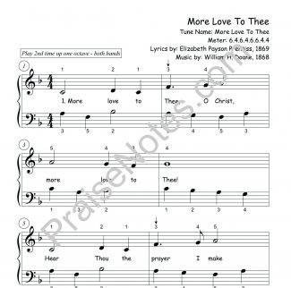 More Love To Thee