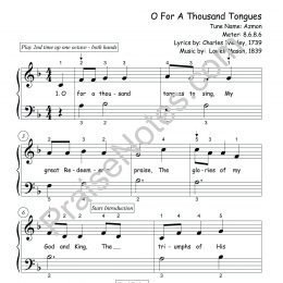 O For A Thousand Tongues To Sing