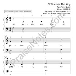 O Worship the King
