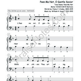 Pass Me Not, O Gentle Savior
