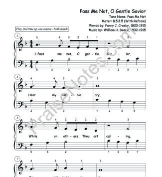 Pass Me Not, O Gentle Savior
