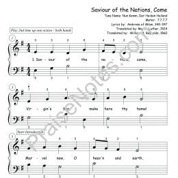 Saviour of the Nations, Come