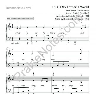 This Is My Father's World