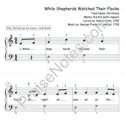 While Shepherds Watched Their Flocks