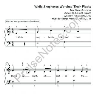 While Shepherds Watched Their Flocks